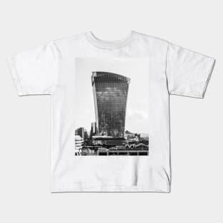 The Walkie Talkie Building, London Kids T-Shirt